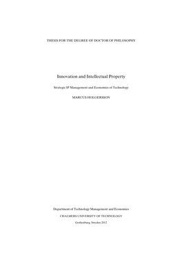 Innovation and Intellectual Property Research Group