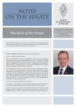Marshals of the Senate Senat@Senat.Gov.Pl