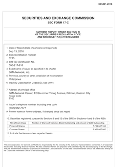 Press Release References: SRC Rule 17 (SEC Form 17-C) Section 4.4 of the Revised Disclosure Rules