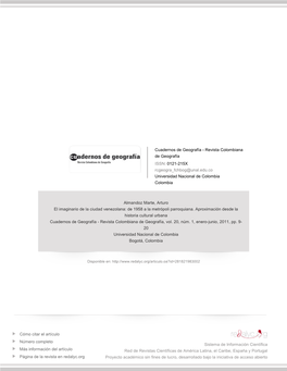 El Imaginario De La Ciudad Venezolana: De 1958 a La Metrópoli Parroquiana