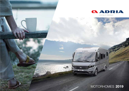 Motorhomes 2019 #Inspiringadventures