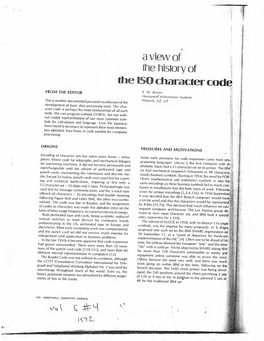 Source Documents on the History of Character Codes, 1972-1975