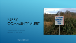 Kerry Community Alert