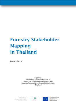 Forestry Stakeholder Mapping in Thailand