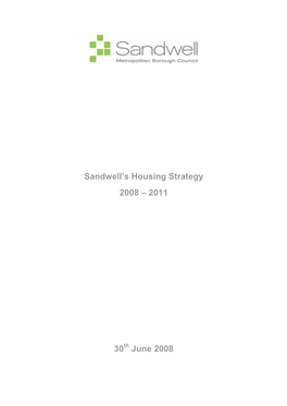 Sandwell's Housing Strategy 2008