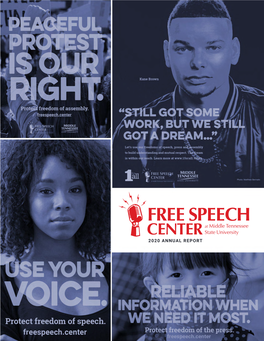 2020 Free Speech Center Annual Report