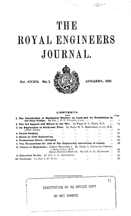 Royal Engineers Journal