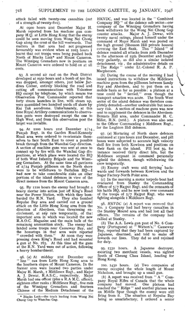 718 Supplement to the London Gazette, 29 January, 1948