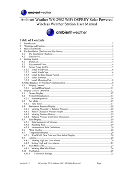 WS-2902 User Manual