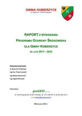 Raport Z POŚ Gm KOBIERZYCE 11-12 2014-12-03