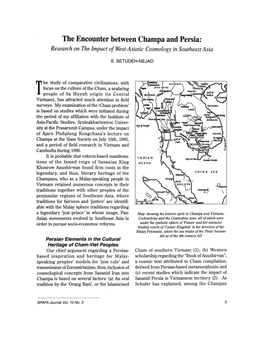 The Encounter Between Champa and Persia: Research on the Impact of West-Asiatic Cosmology in Southeast Asia