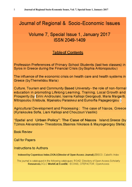 Special Issue 1, January 2017