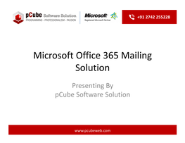 Microsoft Office 365 Mailing Solution