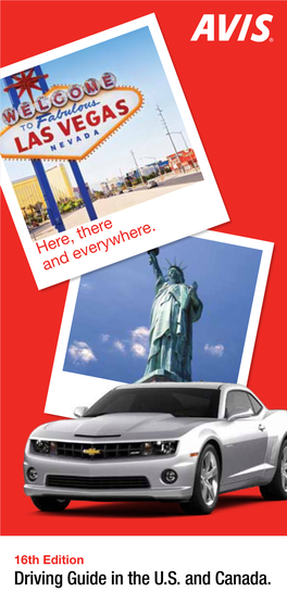 Driving Guide in the U.S. and Canada. Table of Contents