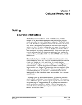 Cultural Resources