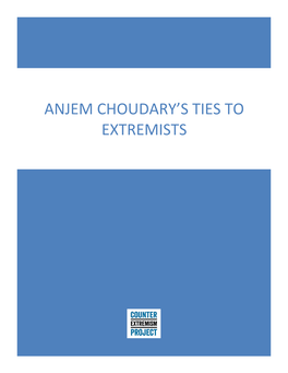 Anjem Choudary's Ties to Extremists