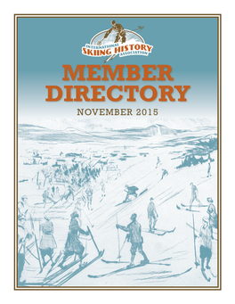 MEMBER DIRECTORY November 2015 ISHA DIRECTORY