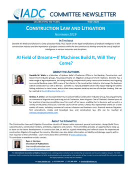 Construction Law and Litigation