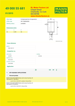 Mann New Filters January 2015