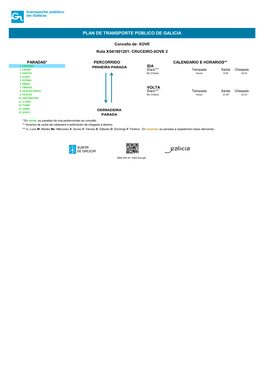 Plan De Transporte Público De Galicia