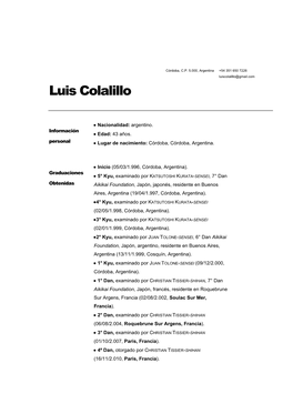 Luis Colalillo
