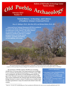 Natural History, Archaeology, and Cultures of Southern Arizona's