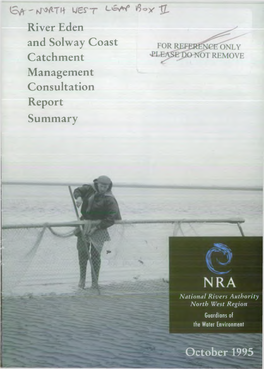 River Eden and Solway Coast Catchment Management Consultation Report Summary