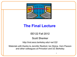 The Final Lecture