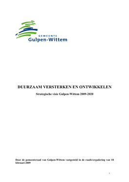 Duurzaam Versterken En Ontwikkelen