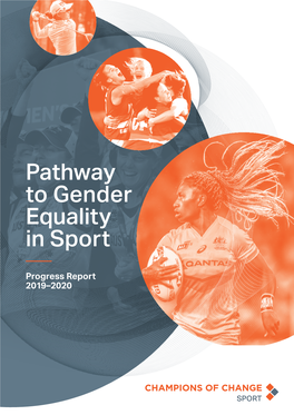 Pathway to Gender Equality in Sport