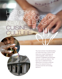 History & Terminology of New Orleans Cuisine + Culture