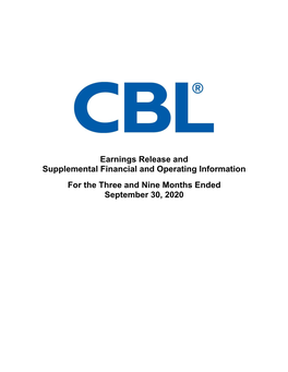 CBL & ASSOCIATES PROPERTIES INC (Form: 8-K/A, Received: 11/13