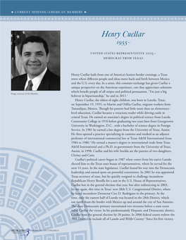 Henry Cuellar 1955–