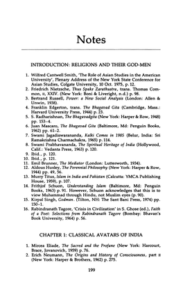 Religions and Their God-Men Chapter 1: Classical