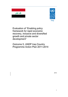 UNDP CPAP 5 Outcome Evaluation Final.Pdf