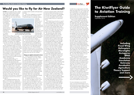 The Kiwiflyer Guide to Aviation Training Kiwiflyer