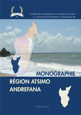 Monographie Région Atsimo Andrefana