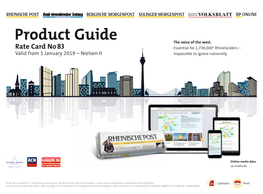 Product Guide the Voice of the West