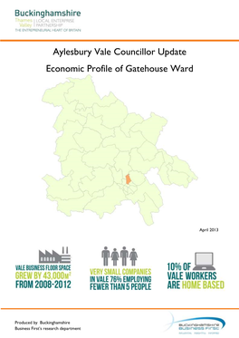 Aylesbury Vale Councillor Update Economic Profile of Gatehouse Ward