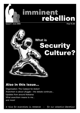 Imminent Rebellion Welcome! Issue 4 - June 2004