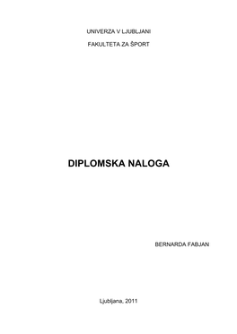 Diplomska Naloga