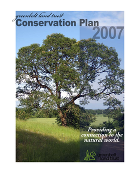 Greenbelt Land Trust Conservation Plan 2007