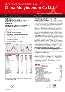 China Molybdenum Co Ltd