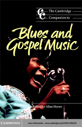 The Cambridge Companion to Blues and Gospel Music