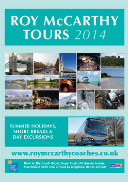 ROY Mccarthy TOURS 2014