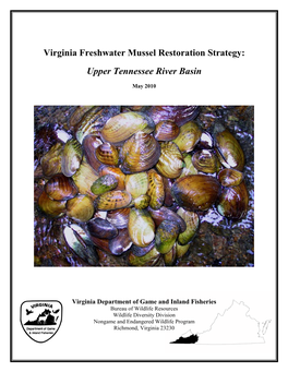 Virginia Freshwater Mussel Restoration Strategy; Upper Tennessee River Basin