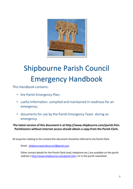 Shipbourne Emergency Handbook Web 2020