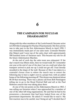 The Campaign for Nuclear Disarmament