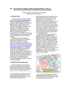 8B.6 Advantages of Adding “Basin Upstream Rainfall” (Bur) to the Flash Flood Monitoring and Prediction (Ffmp) Program