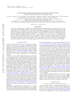 A New Likely Redback Millisecond Pulsar Binary with a Massive Neutron Star: 4FGL J2333. 1–5527